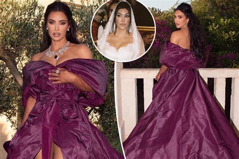 Kim Kardashian purple bag